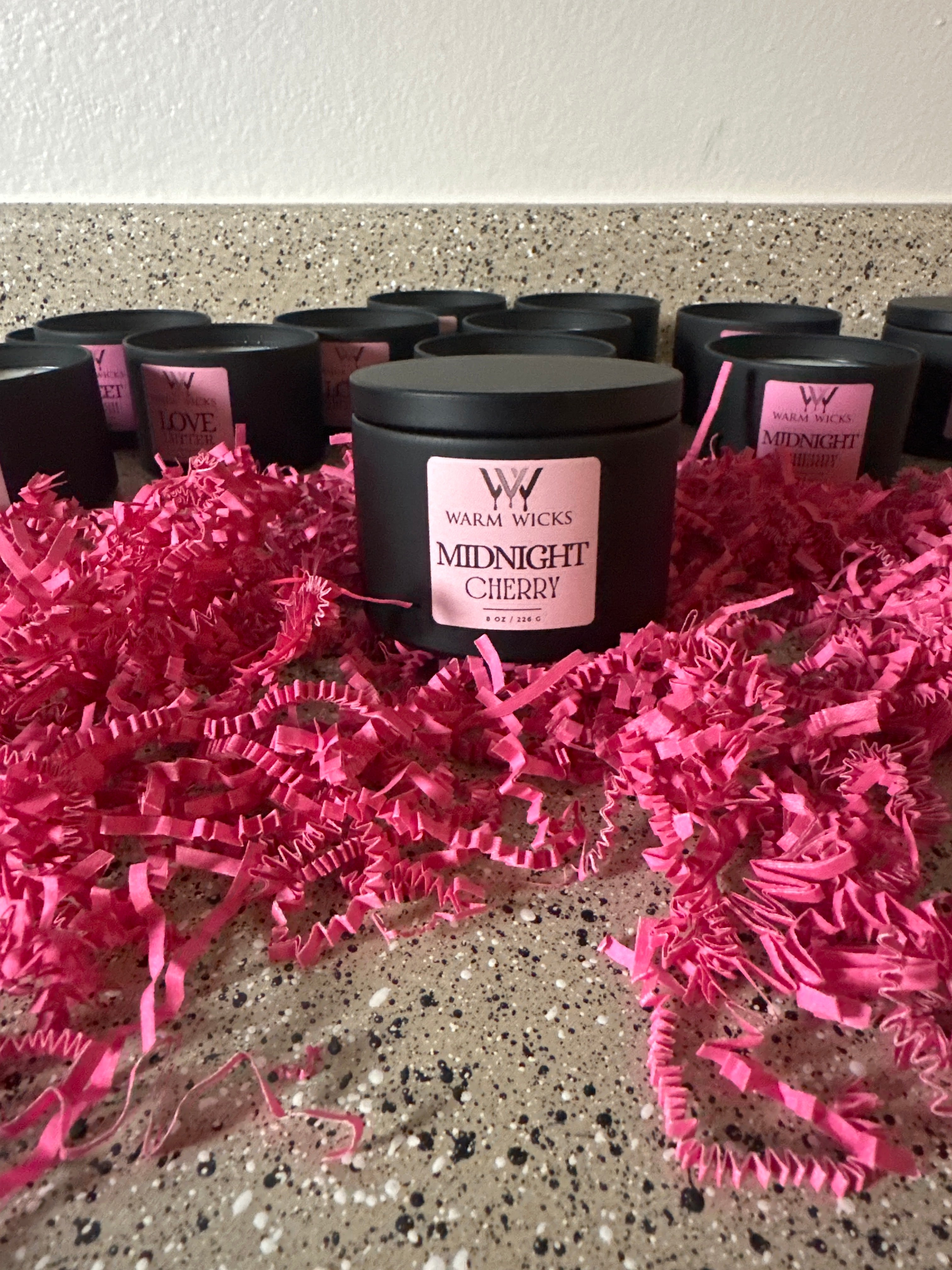 ミニチュアカクテルKセット桜夢気分 Smells Like Love 3 piece Candle Set (8oz) – Warm Wicks